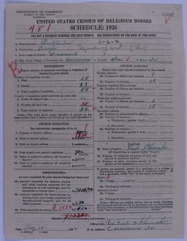 Scan of Presbyterian Church in the United States of America: 4981