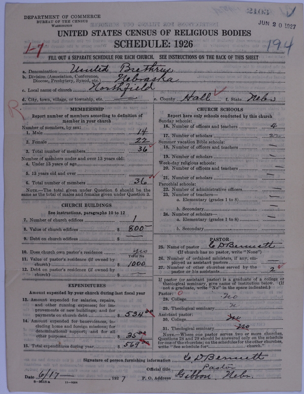 Scan of Church of the United Brethren in Christ: 2103
