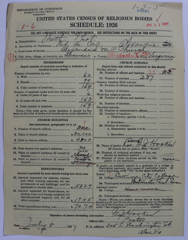 Scan of Methodist Protestant Church: 1096