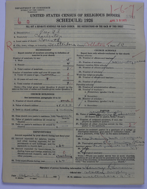 Scan of Presbyterian Church in the United States: 1381