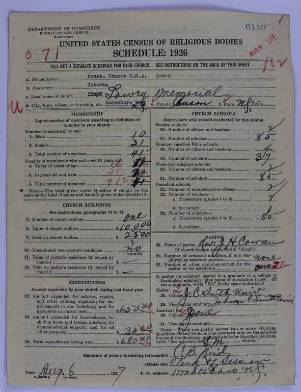 Scan of Presbyterian Church in the United States of America: 6410