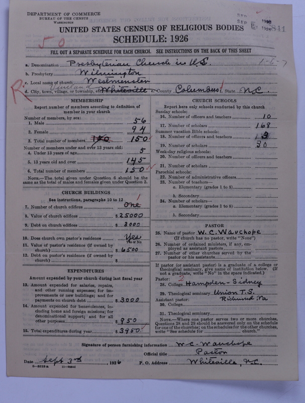 Scan of Presbyterian Church in the United States: 841