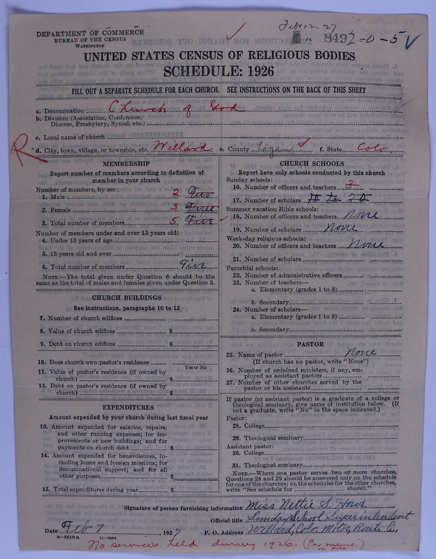 Scan of Church of God (Headquarters, Anderson, Ind.): 849
