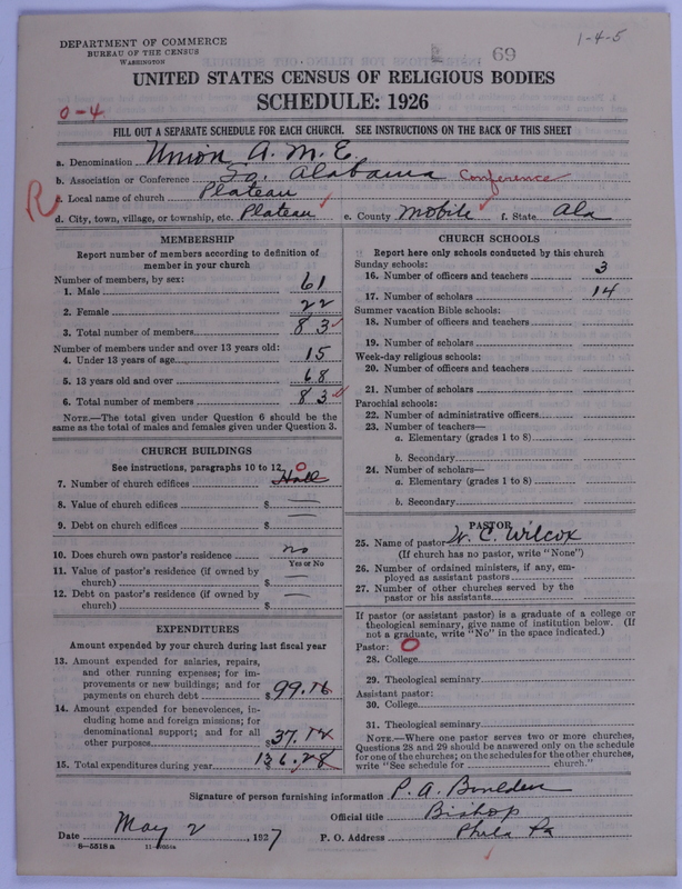 Scan of Union American Methodist Episcopal Church: 69