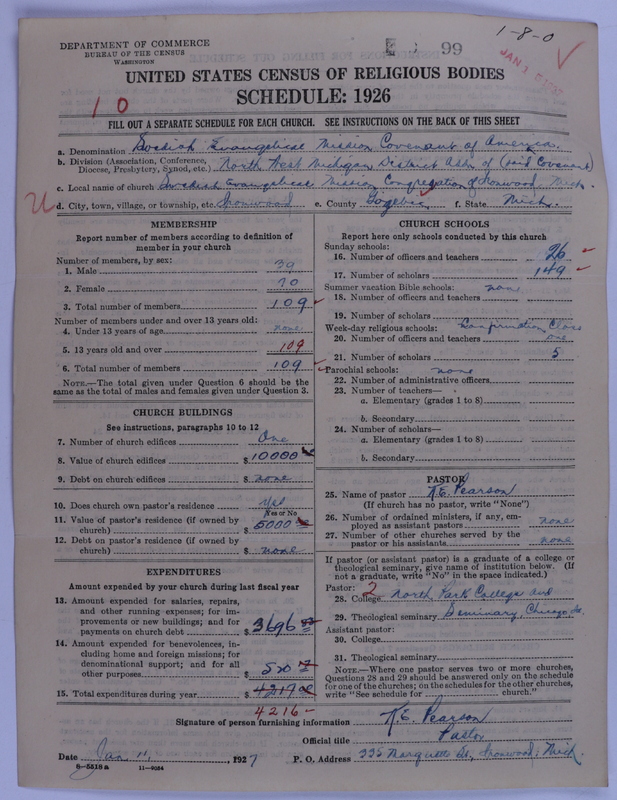 Scan of Swedish Evangelical Mission Covenant of America: 99
