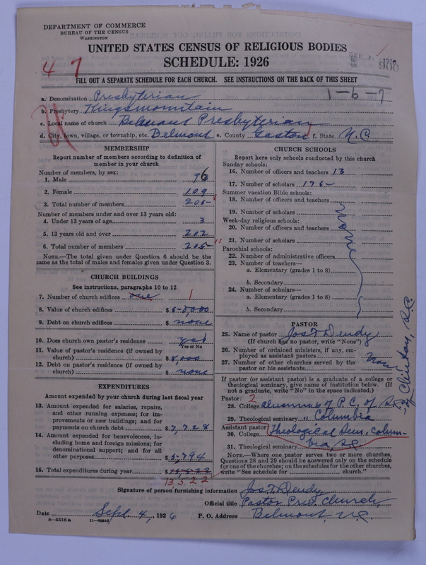 Scan of Presbyterian Church in the United States: 900