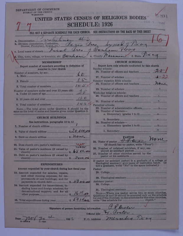 Scan of Presbyterian Church in the United States: 3204