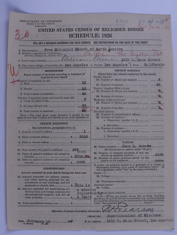 Scan of Free Methodist Church of North America: 1333