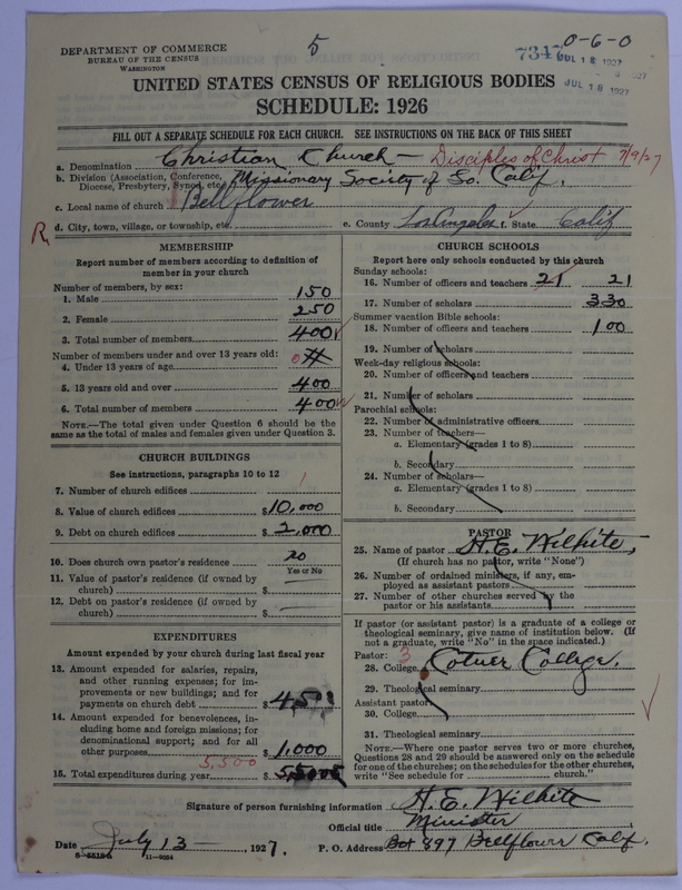 Scan of Disciples of Christ: 7347