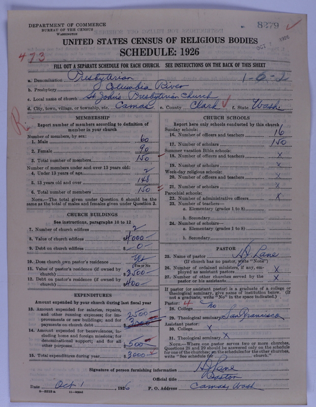 Scan of Presbyterian Church in the United States of America: 8279