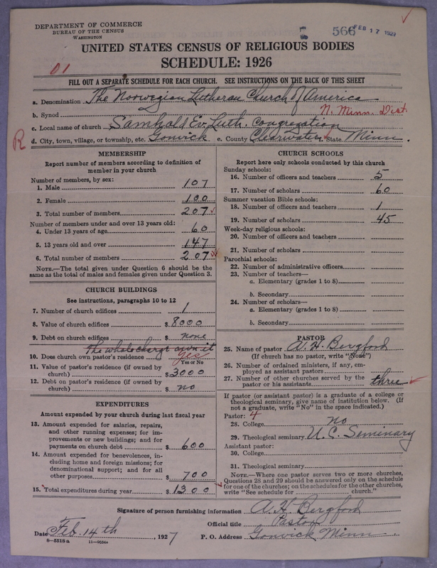 Scan of Norwegian Lutheran Church of America: 566