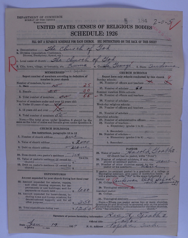 Scan of Church of God (Headquarters, Anderson, Ind.): 184
