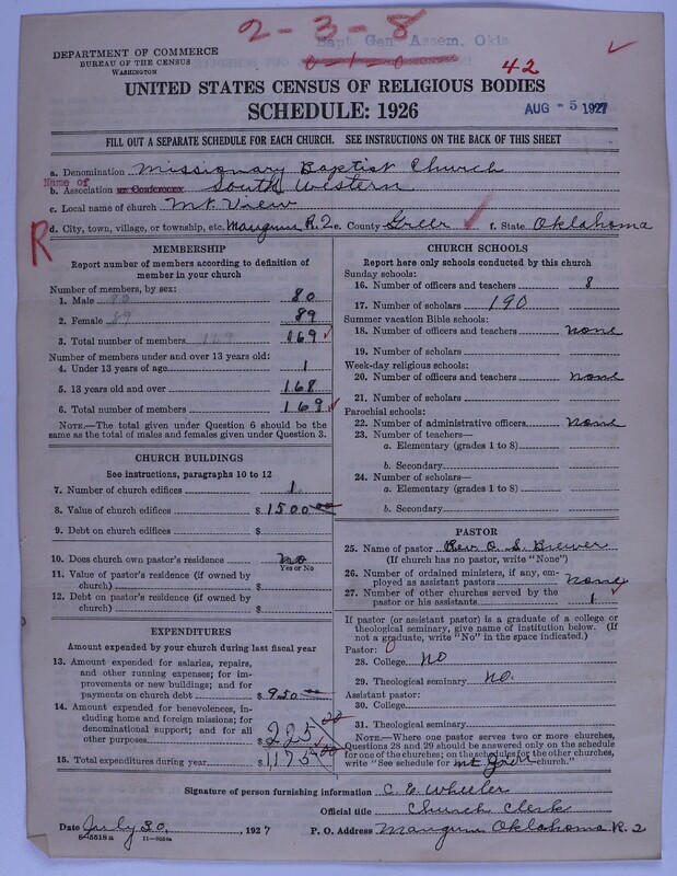 Scan of Missionary Baptist General Assembly of Oklahoma: 42