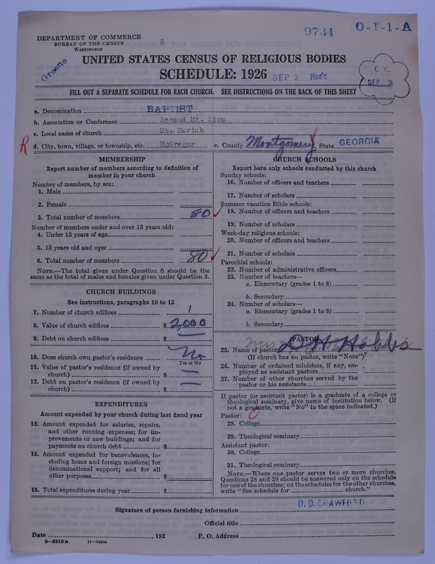 Scan of Negro Baptists: 9734