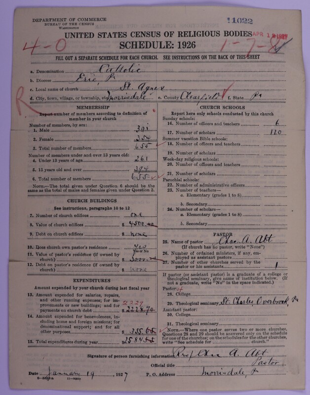 Scan of Roman Catholic Church: 11022