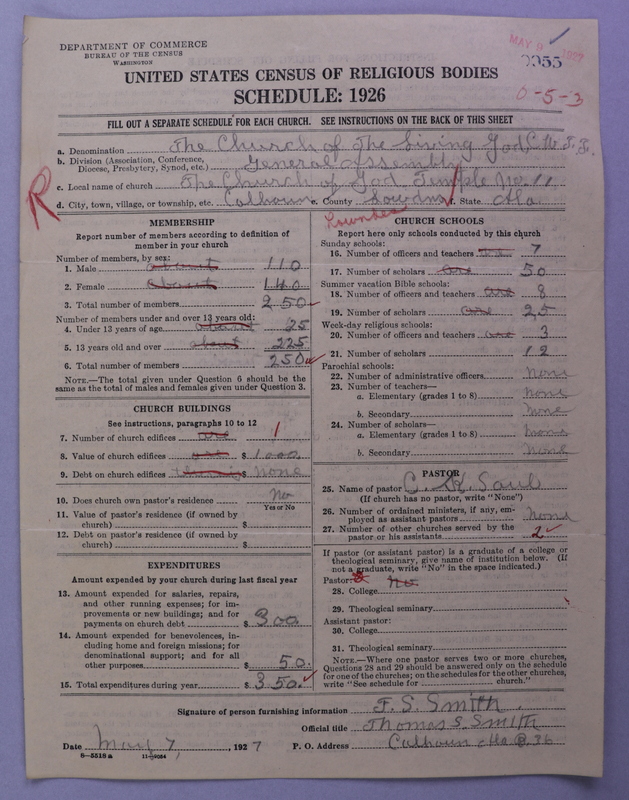 Scan of Church of the Living God, Christian Workers for Fellowship: 55