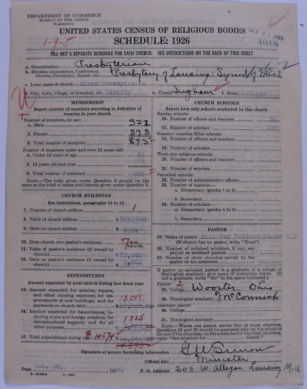 Scan of Presbyterian Church in the United States of America: 4018