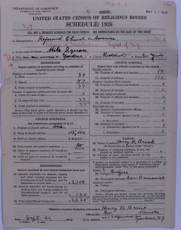 Scan of Reformed Church in America: 283