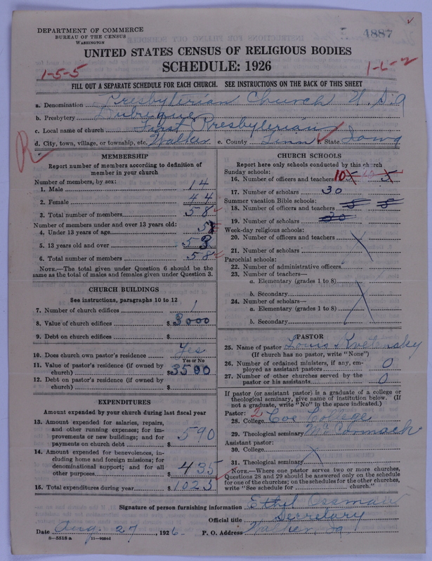Scan of Presbyterian Church in the United States of America: 4887