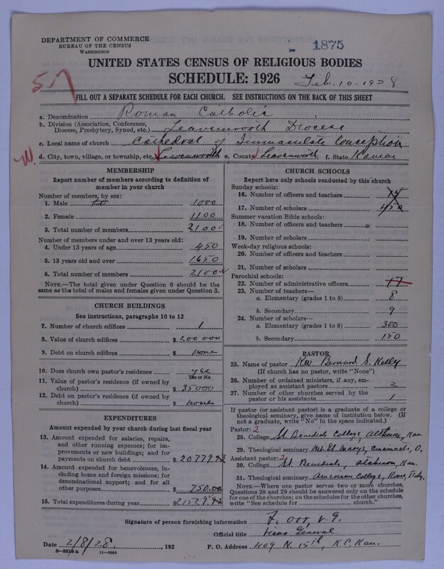 Scan of Roman Catholic Church: 1875