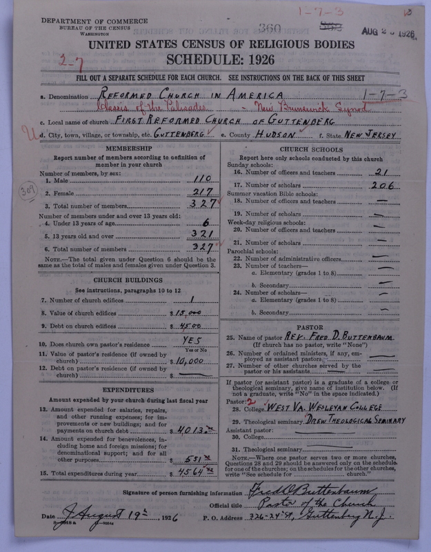Scan of Reformed Church in America: 360