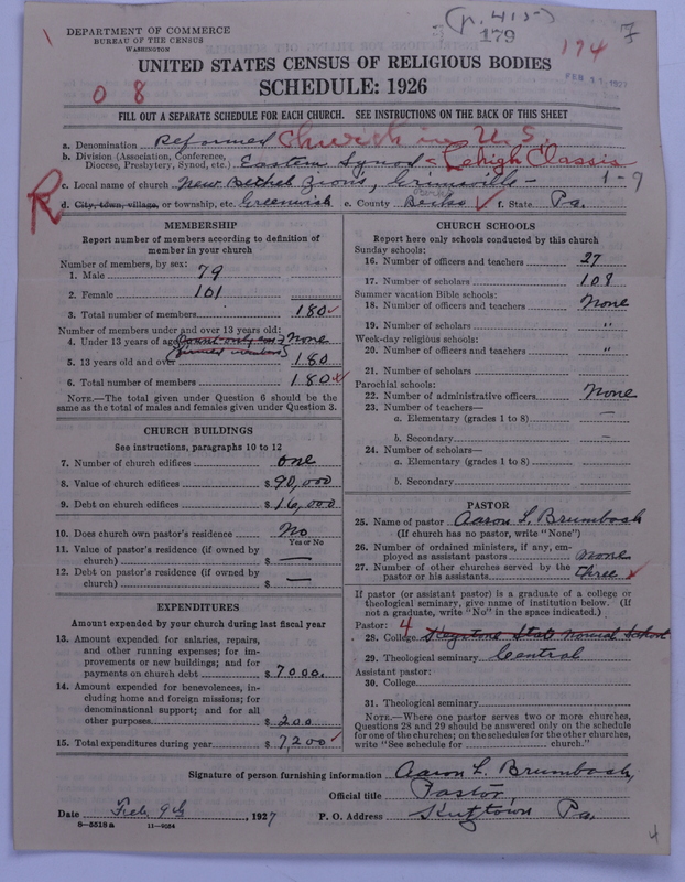 Scan of Reformed Church in the United States: 179