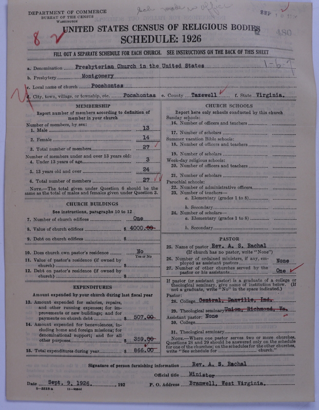 Scan of Presbyterian Church in the United States: 480