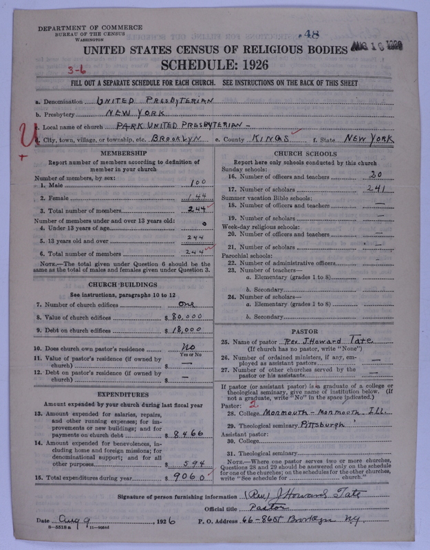 Scan of United Presbyterian Church of North America: 48