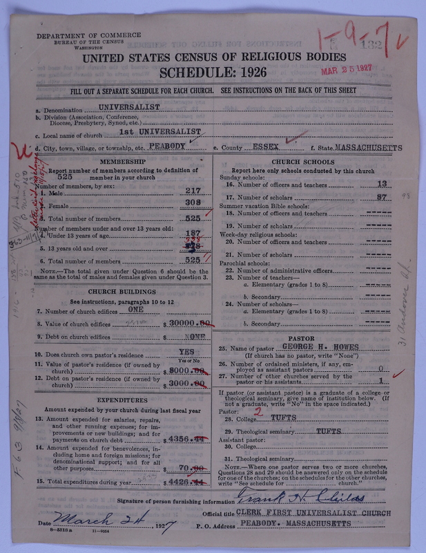 Scan of Universalist Church: 132