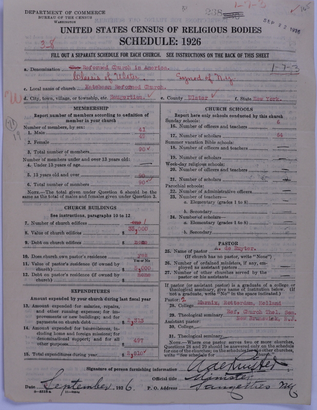 Scan of Reformed Church in America: 238