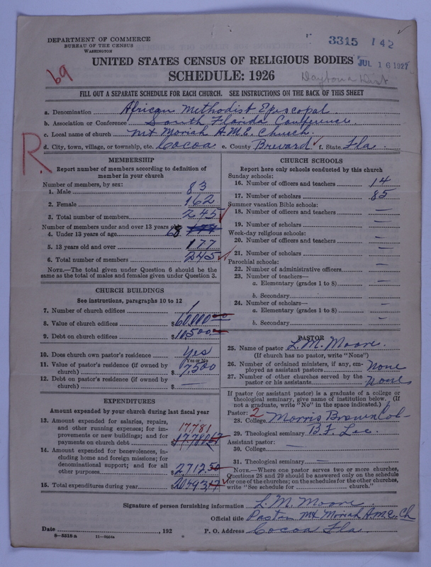 Scan of African Methodist Episcopal Church: 3315
