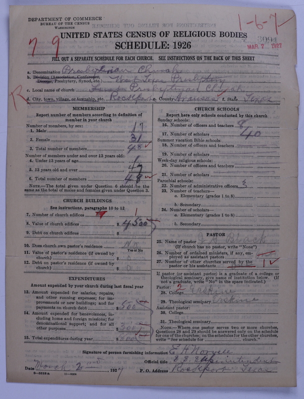 Scan of Presbyterian Church in the United States: 3094