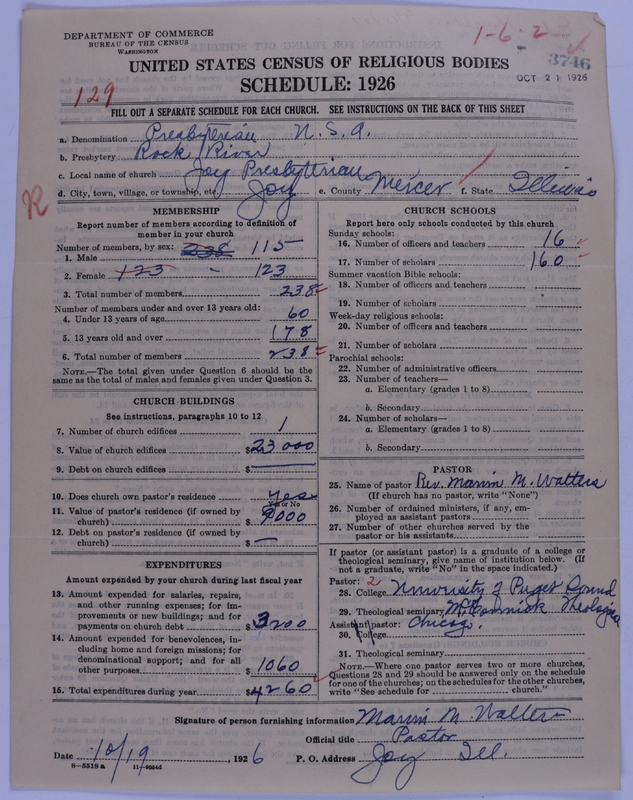 Scan of Presbyterian Church in the United States of America: 3746