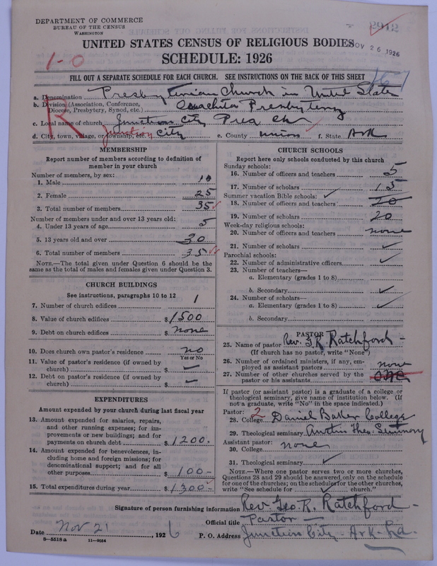 Scan of Presbyterian Church in the United States: 2912
