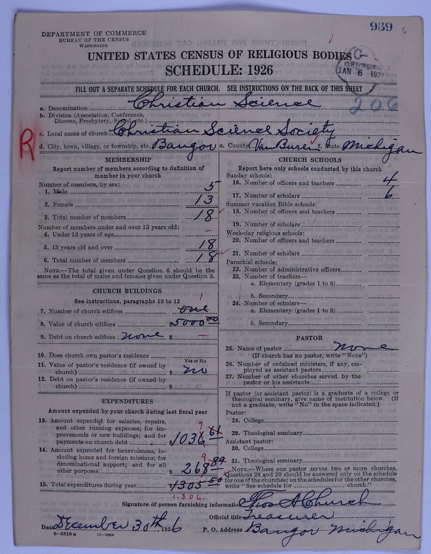 Scan of Church of Christ, Scientist: 939