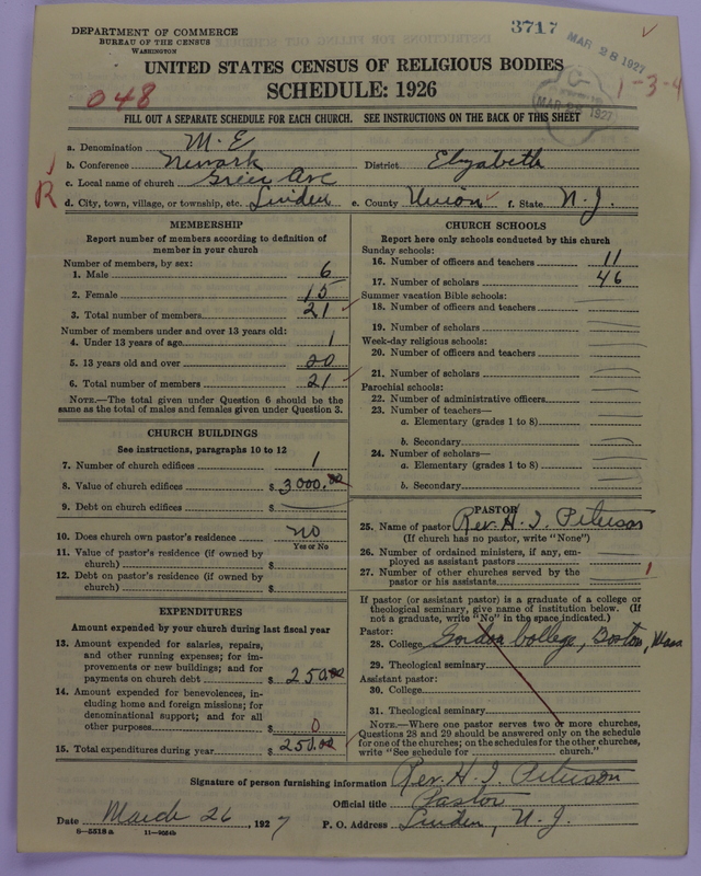 Scan of Methodist Episcopal Church: 3717
