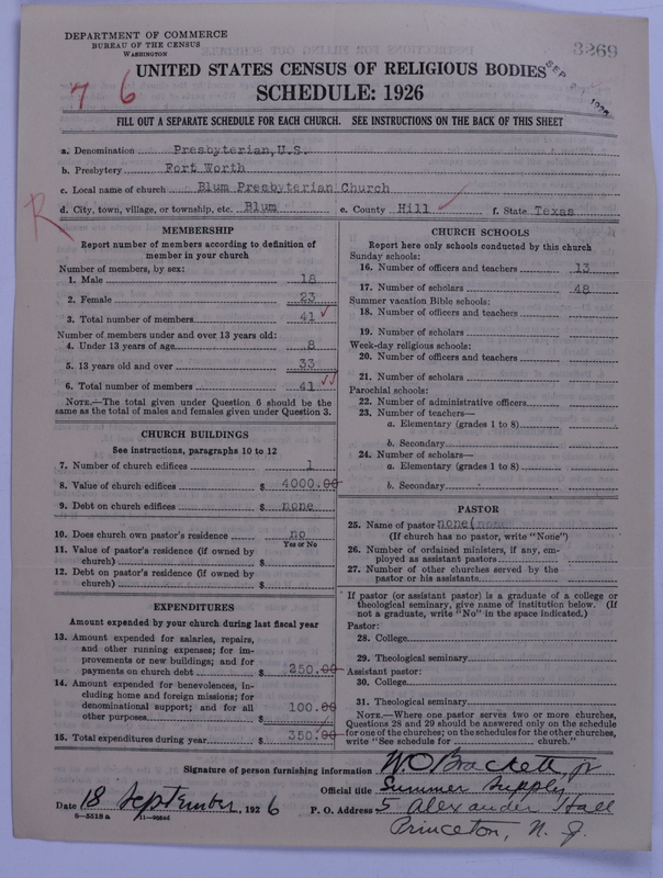 Scan of Presbyterian Church in the United States: 3269