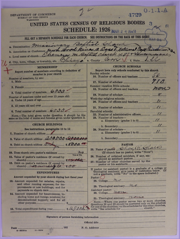 Scan of Negro Baptists: 4729