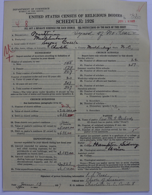 Scan of Presbyterian Church in the United States: 1057