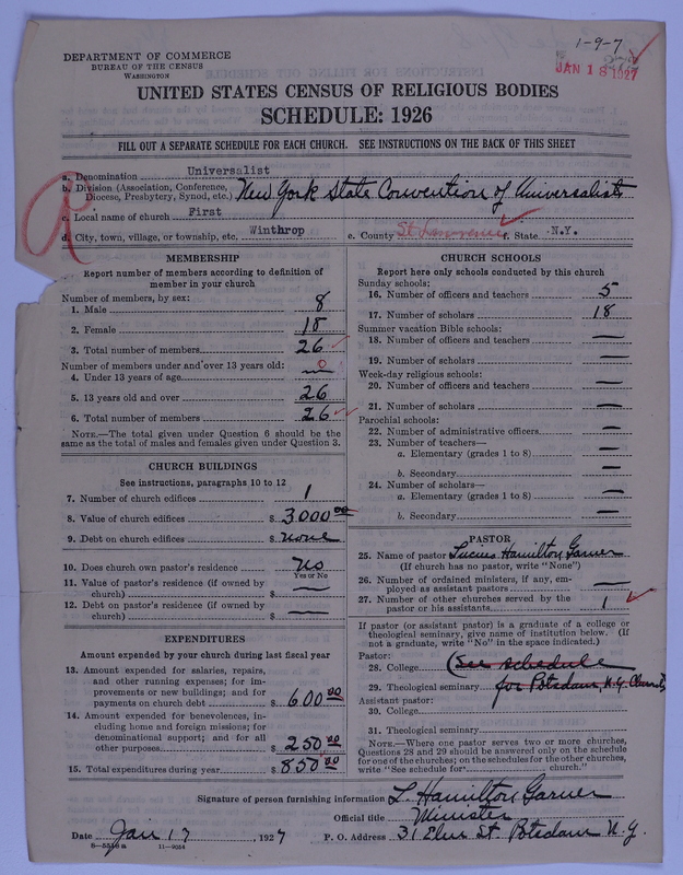 Scan of Universalist Church: 272