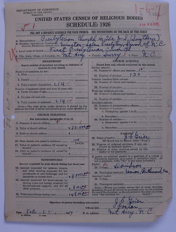 Scan of Presbyterian Church in the United States: 1243