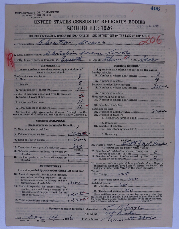 Scan of Church of Christ, Scientist: 406
