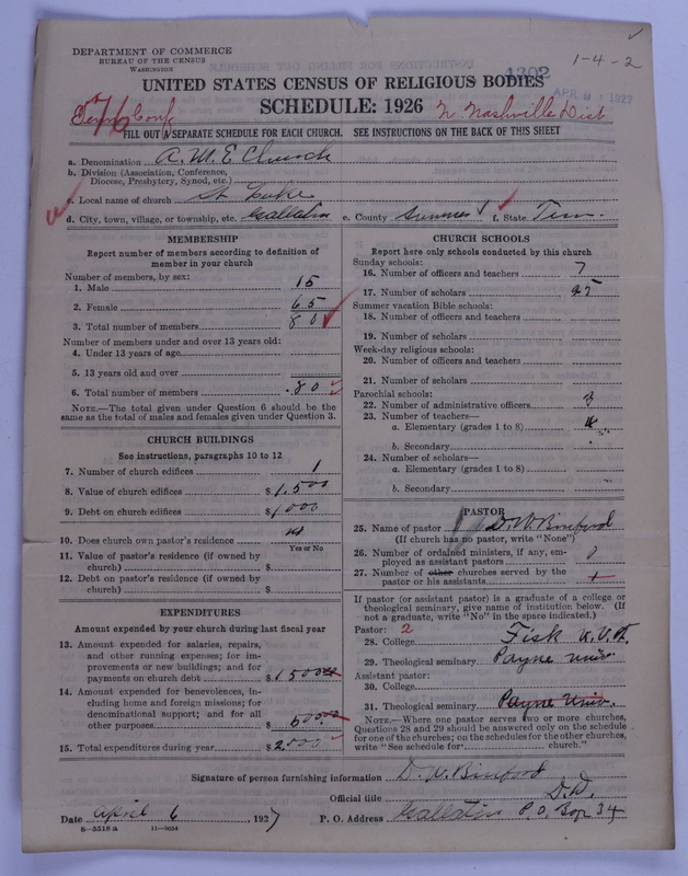 Scan of African Methodist Episcopal Church: 4302