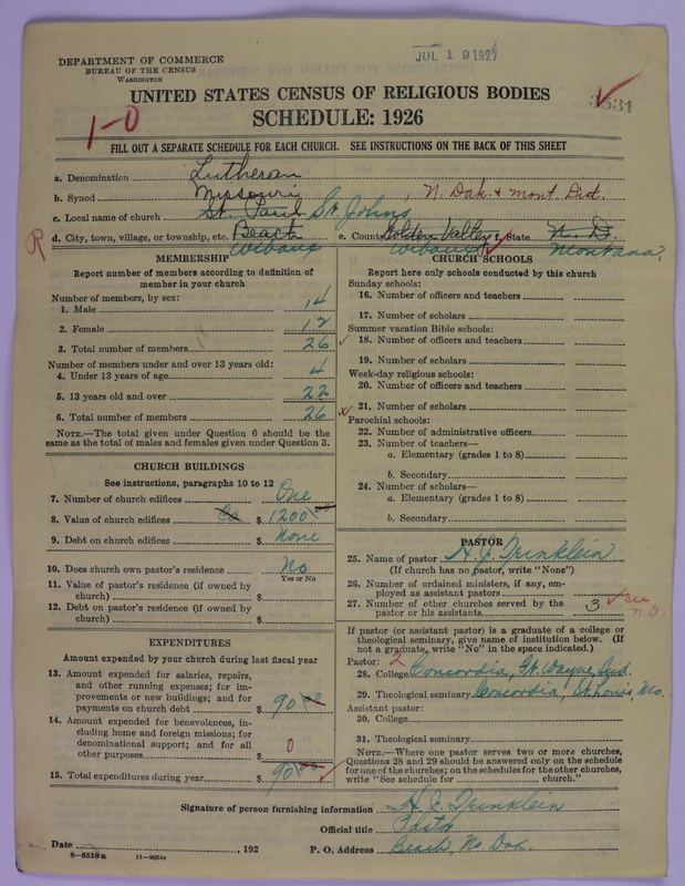 Scan of Evangelical Lutheran Synodical Conference of America: Evangelical Lutheran Synod of Missouri, Ohio, and Other States: 3531