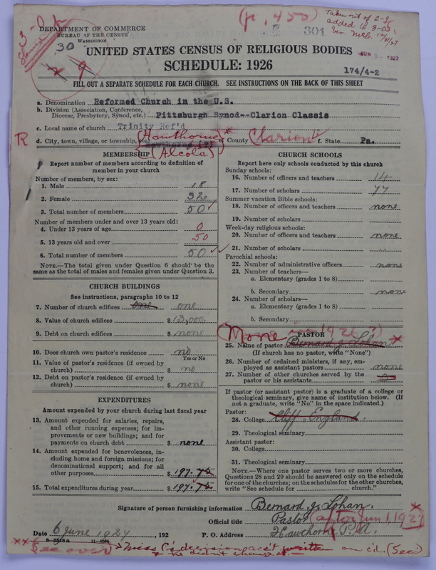 Scan of Reformed Church in the United States: 301