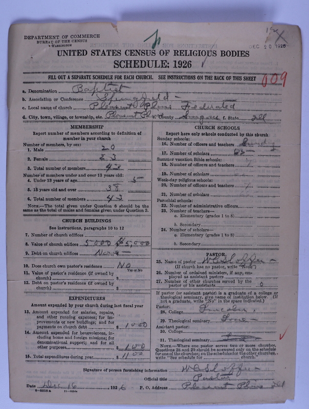 Scan of Federated Churches: 19