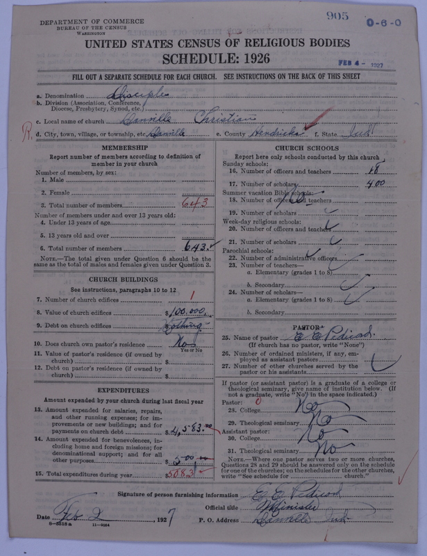 Scan of Disciples of Christ: 905