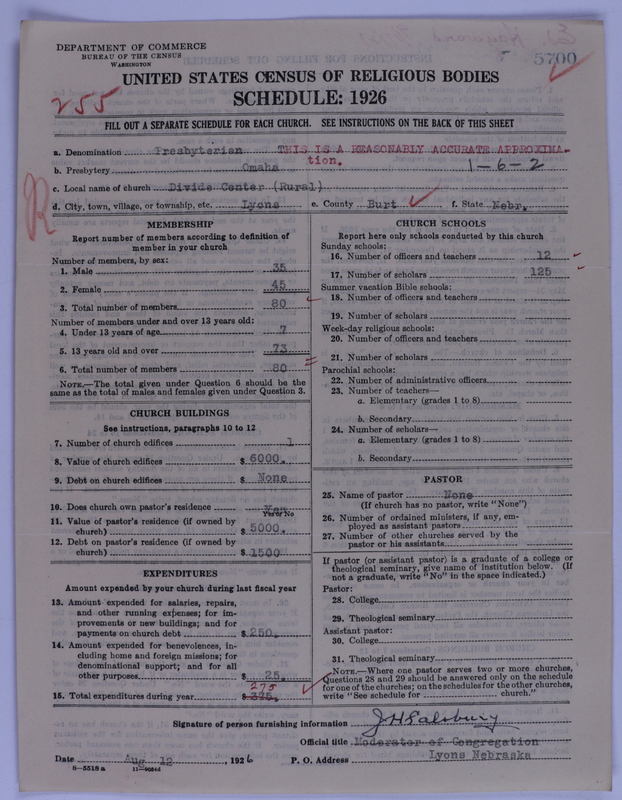 Scan of Presbyterian Church in the United States of America: 5700