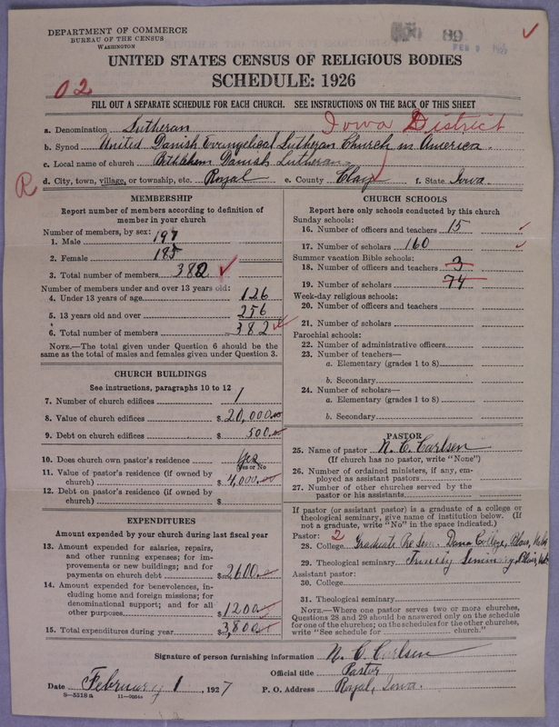 Scan of United Danish Evangelical Lutheran Church in America: 89