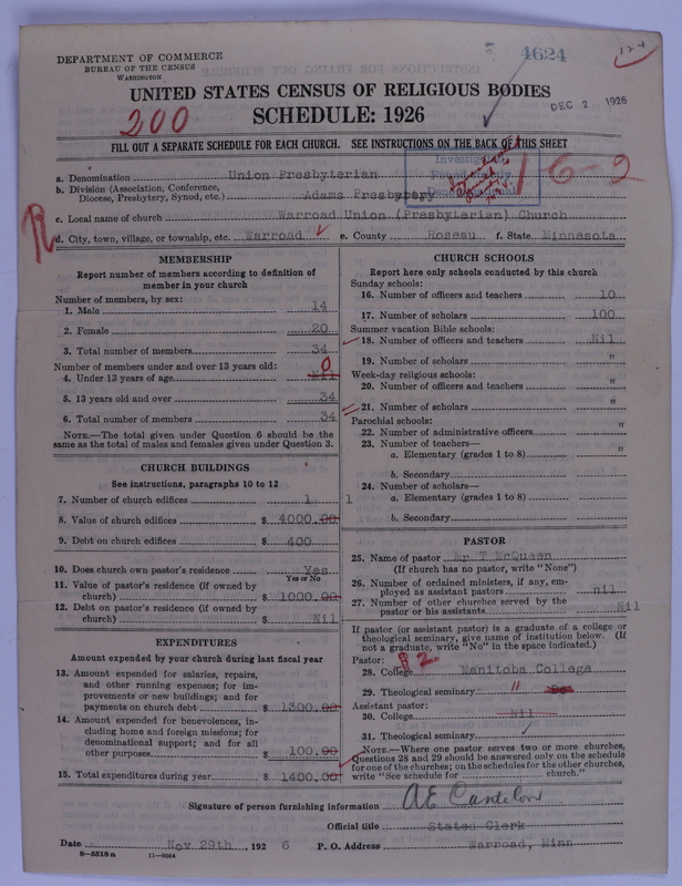 Scan of Presbyterian Church in the United States of America: 4624